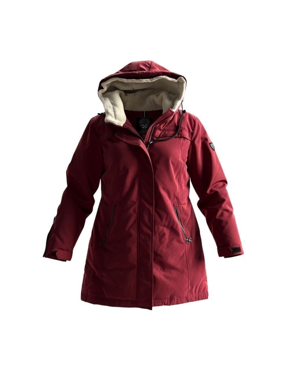 Vince Camuto Woman’s Small Super Warm Parker Wine w/ zippers